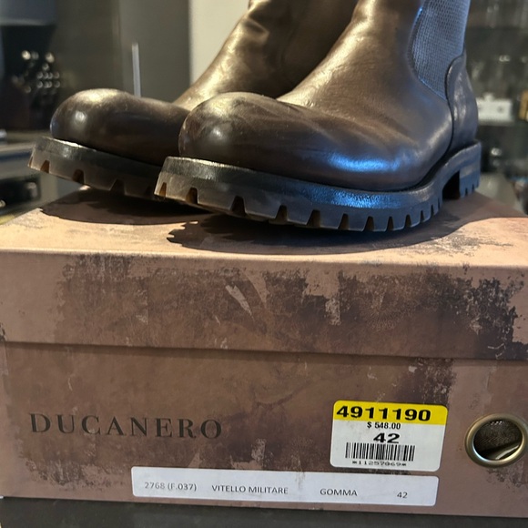Men’s size 10 brown leather boots - Picture 5 of 5